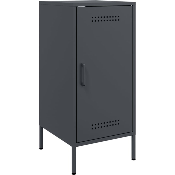 Aparador acero gris antracita 36x39x79 cm - comfortxl