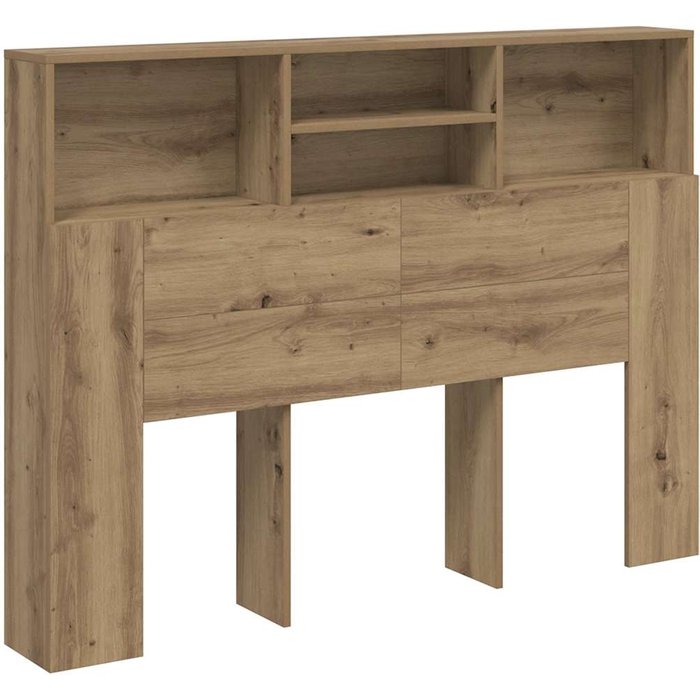 Cabecero de cama - mueble cabecero artisan oak 140x19x103,5 cm