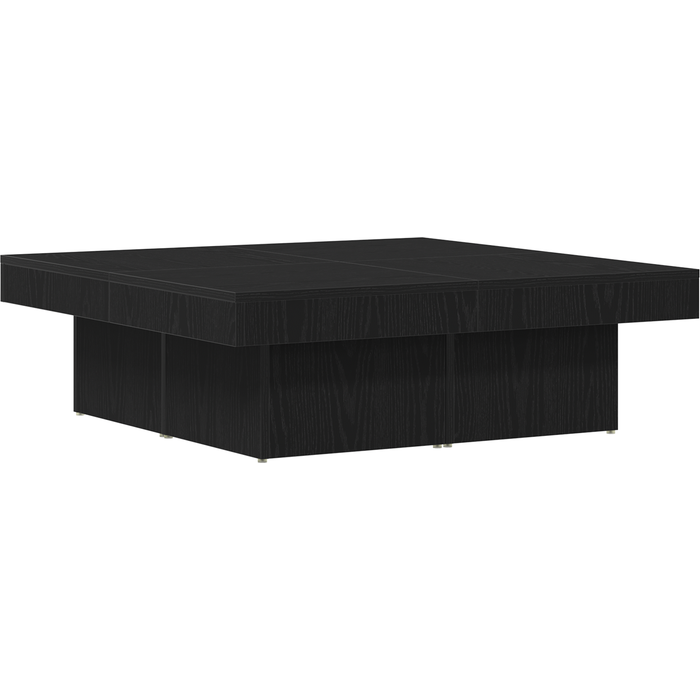 Mesa de café,mesa de centro,mesa auxiliar en negro y roble cfw802672