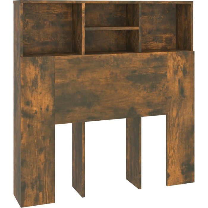 Armario cabecero roble ahumado 100x19x103,5 cm - comfortxl