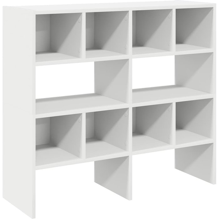 Zapateros 2 uds apilables blanco 89,5x30x40 cm - comfortxl