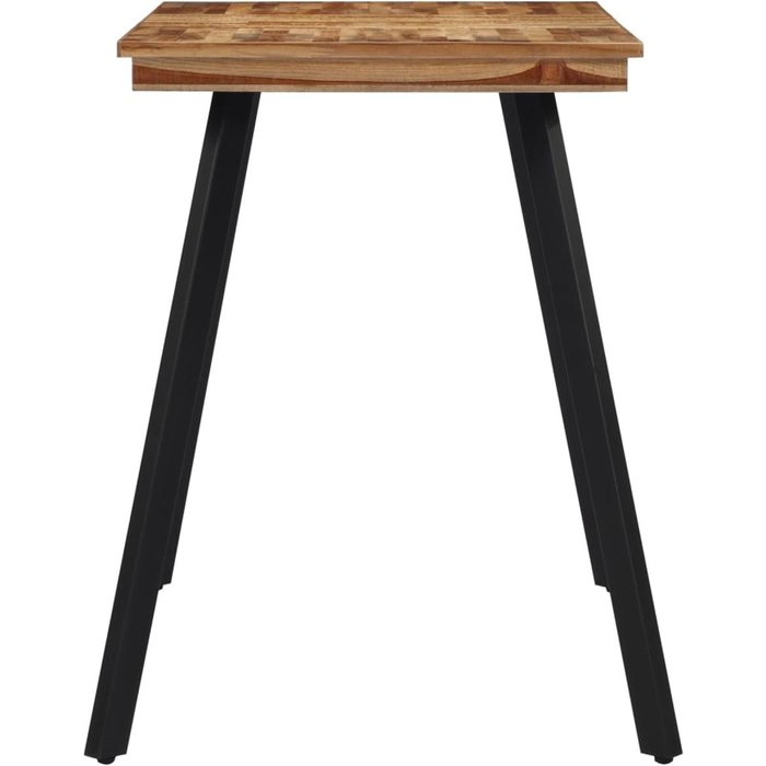 Mesa de comedor madera maciza de teca 120x62x76 cm