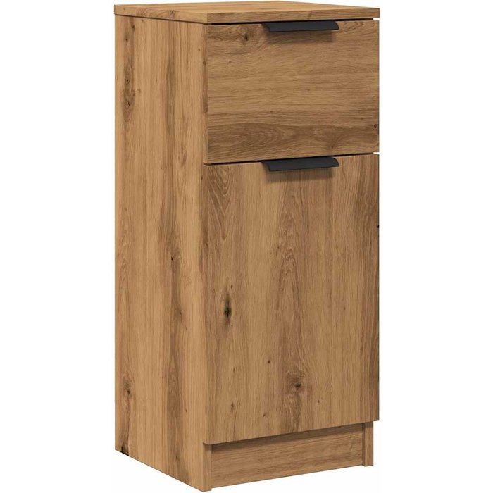 Aparador madera de ingeniería roble artisian 30x30x70 cm - comfortxl