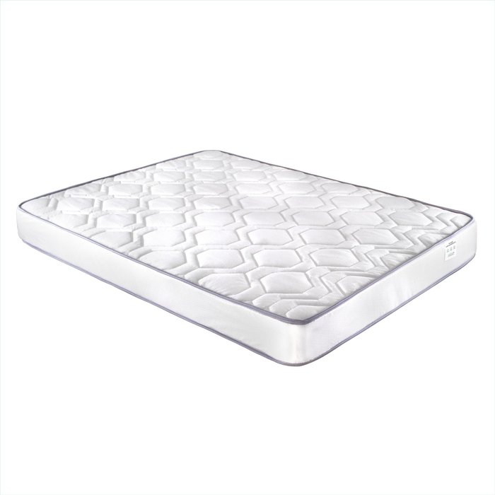 Colchón ortopédico 75 x 180 cm reversible tejido damasco altura +/- 15 cm