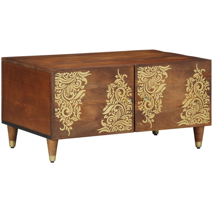 Vidaxl mesa de café 80x50x40 cm de madera de mango