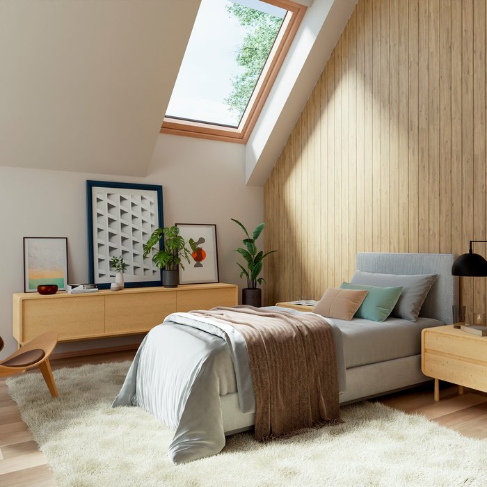 Listones de cama de madera maciza de abeto 140x200