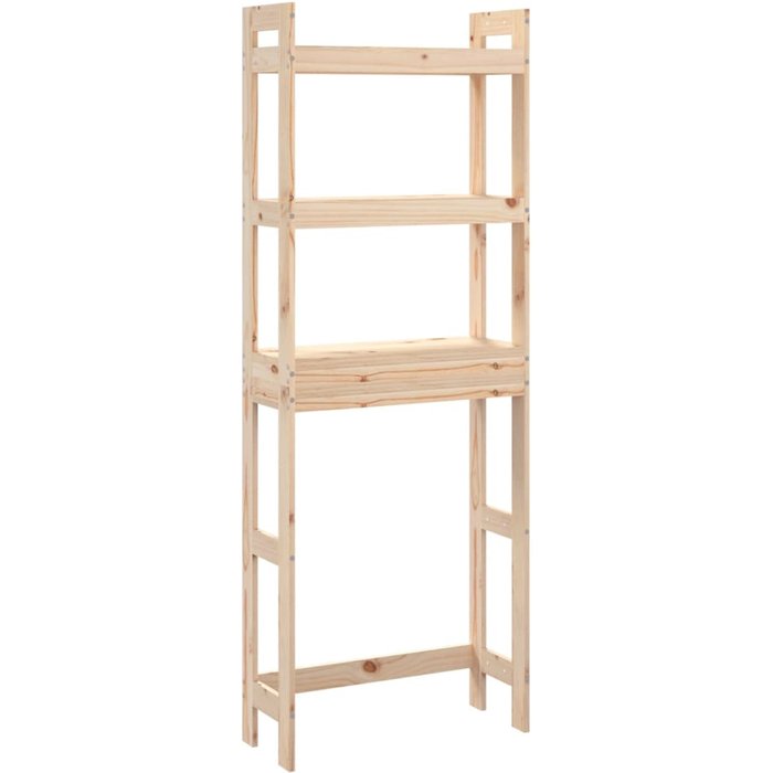 Estantería de baño 63 x 26 x 171 cm madera maciza de pino 02_0005493