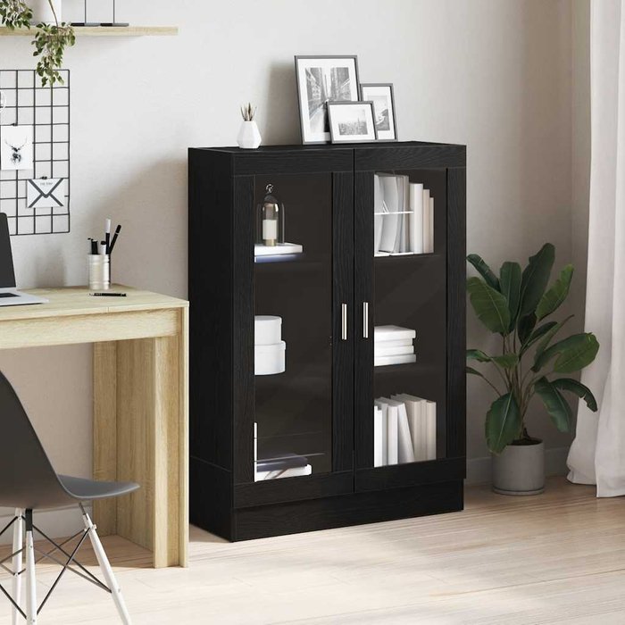 Librería de roble negro, 82,5 x 30,5 x 115 cm, madera de ingeniería. - pangivo