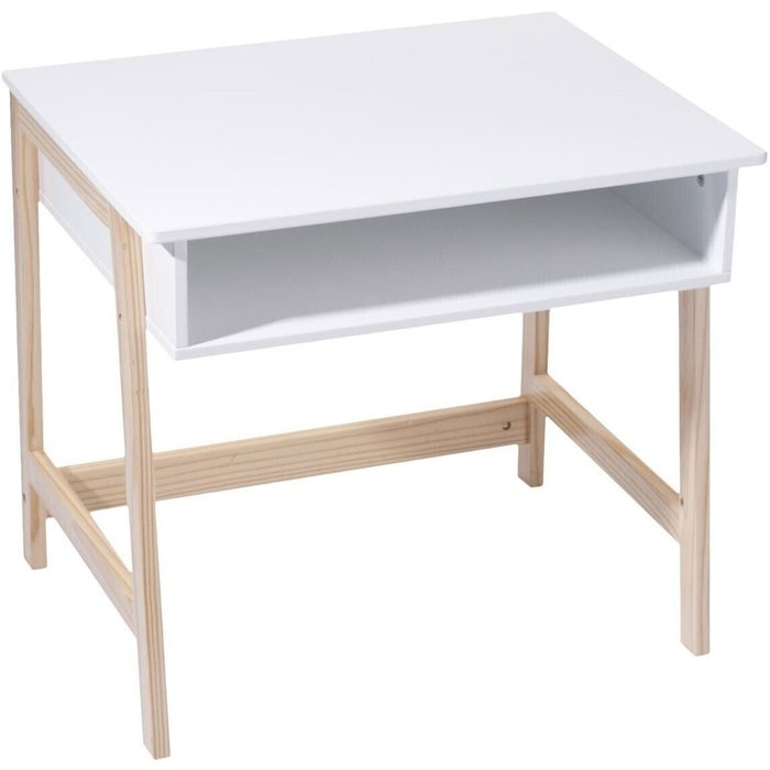 Wellhome escritorio infantil 58x46,3x52 cm en blanco