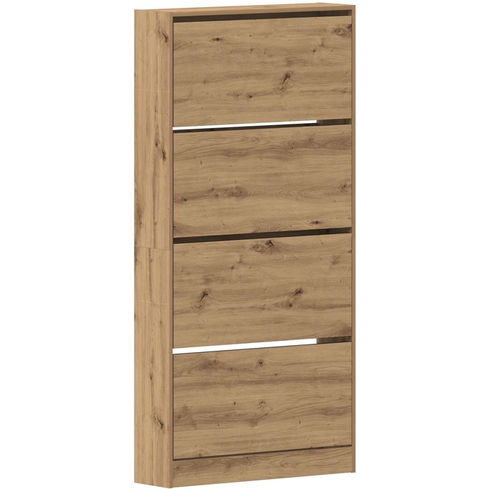 Vidaxl armario para zapatos roble artesano madera elaborada