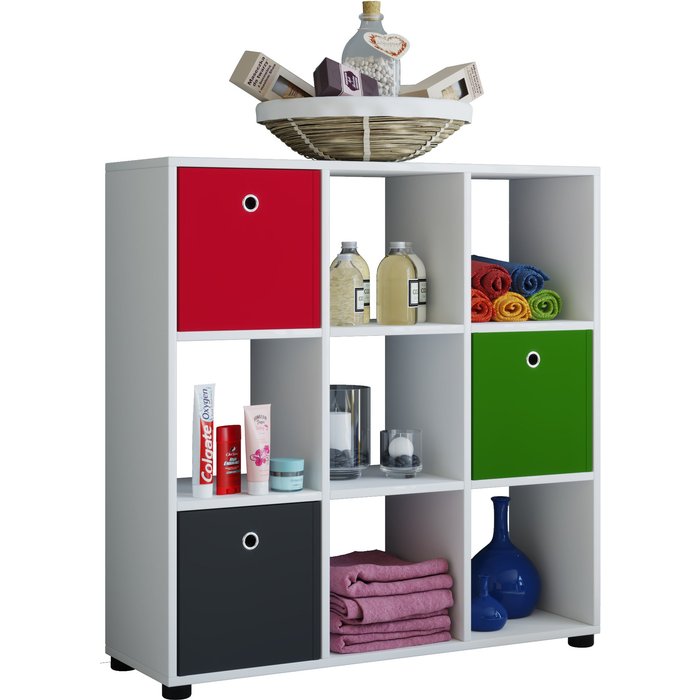 Vcm estantería benas blanco h. 93 x b. 90 x t. 30 cm