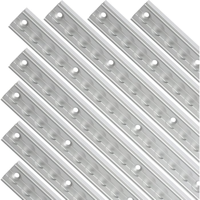 8x carril de amarre de aluminio perfiles cuadrados de ala de suelo