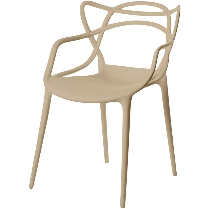 Silla de cocina deliwa de polipropileno beige