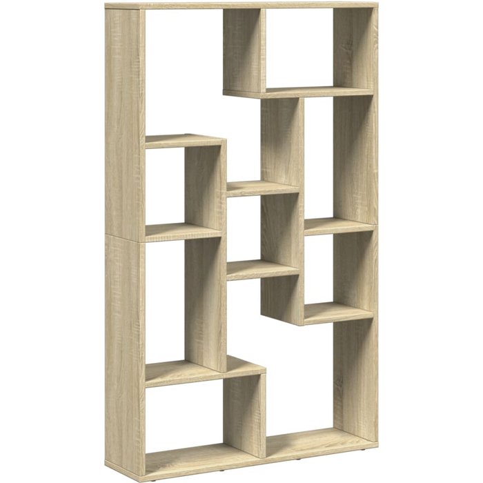 Estantería de madera de ingeniería roble sonoma 72x20x120 cm – comfortxl