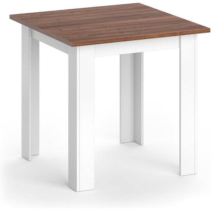 Vicco mesa de comedor karlos, nogal, 80 x 80 cm