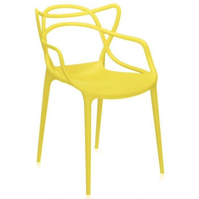 Silla beliano premium con reposabrazos - interior y exterior-color amarillo