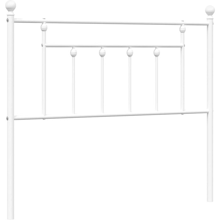 Cabecero cama - mueble cabecero de repuesto de metal blanco 100 cm