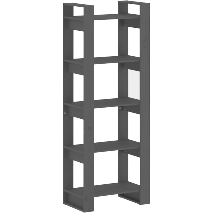 Estantería/divisor de espacios madera maciza gris 60x35x160 cm – comfortxl