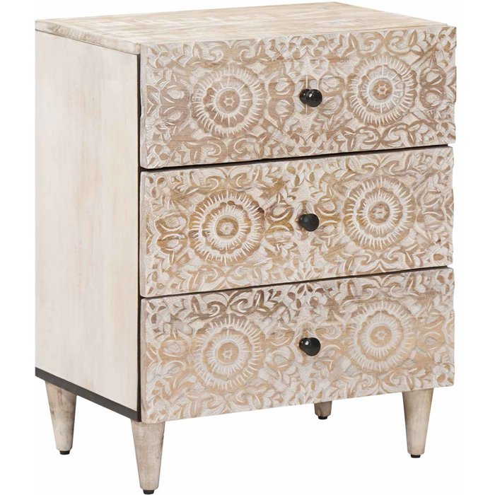 Mueble cama con cajón 50 x 33 x 60 cm madera de mango maciza vidaxl