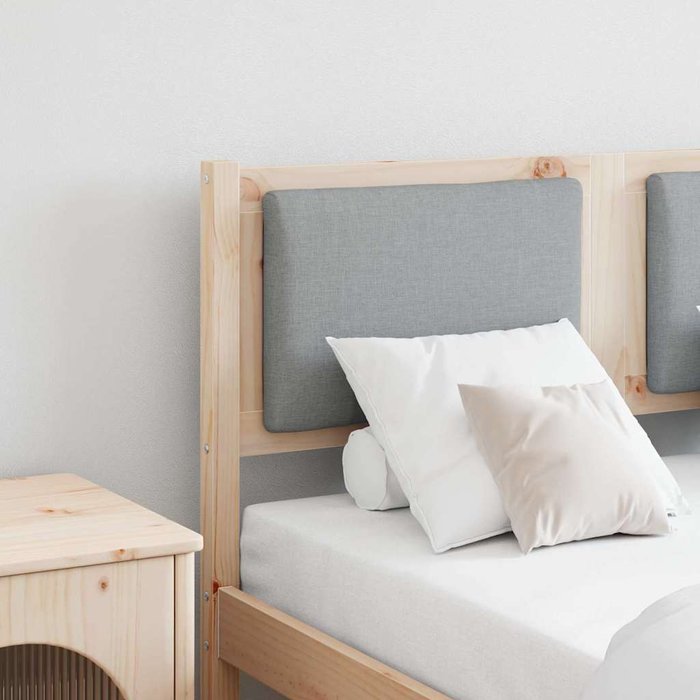 Maison exclusive - cabecero marrón madera maciza de pino