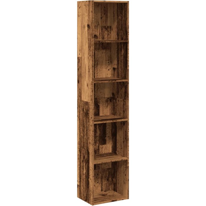 Estantería madera de ingeniería color envejecido 40x30x189 cm – comfortxl
