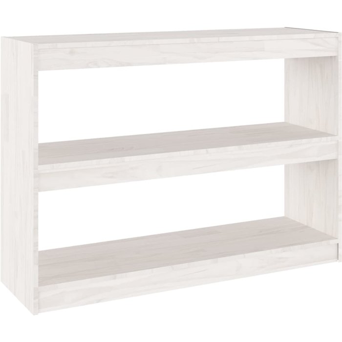 Estantería/divisor de espacios madera pino blanco 100x30x71,5 cm – comfortxl