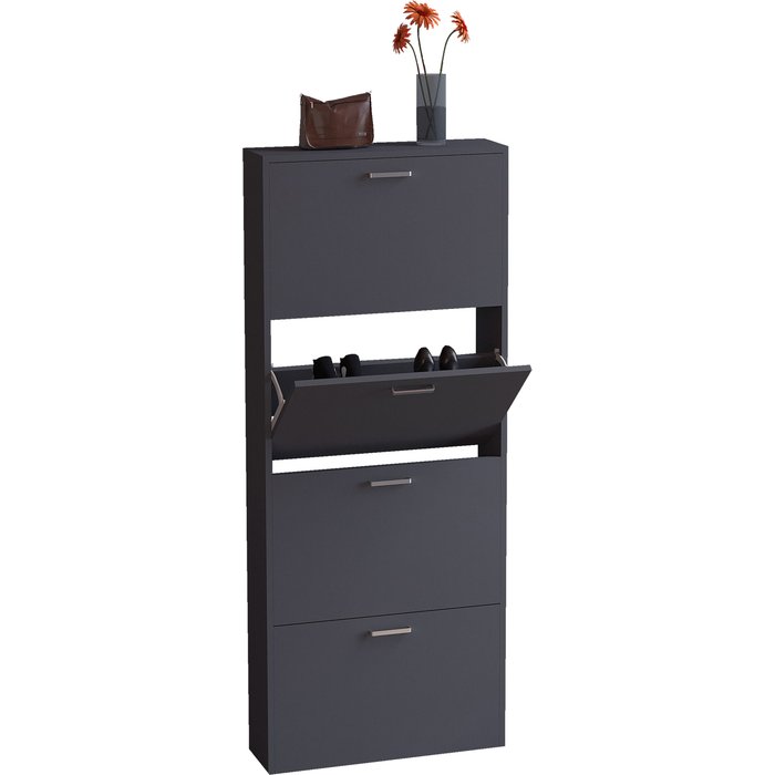 Armario de zapatos sulos blanco al. 144 x an. 59 x p. 17 cm