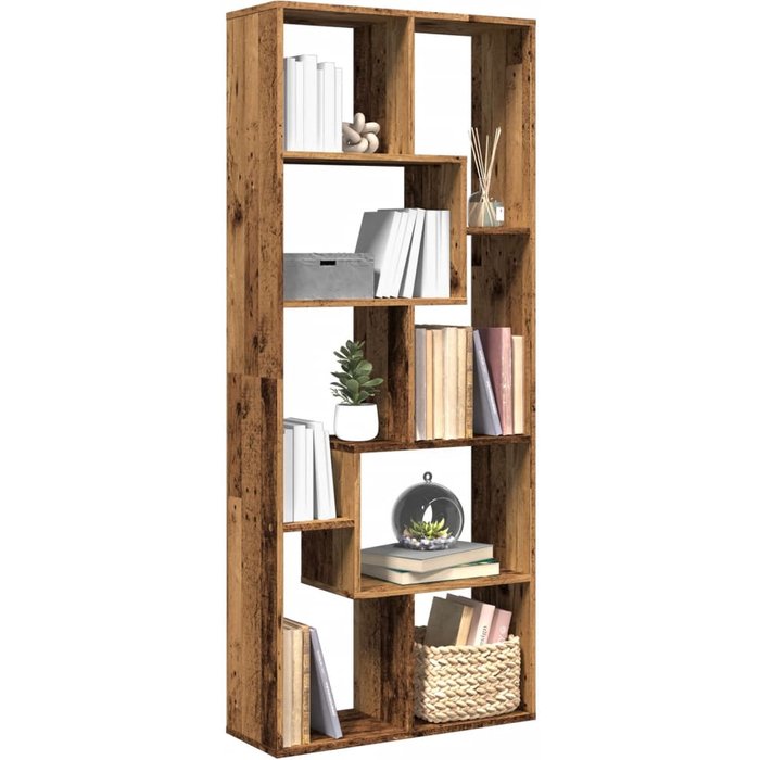 Estante separador de ambientes madera vieja 67x25x161,5 cm