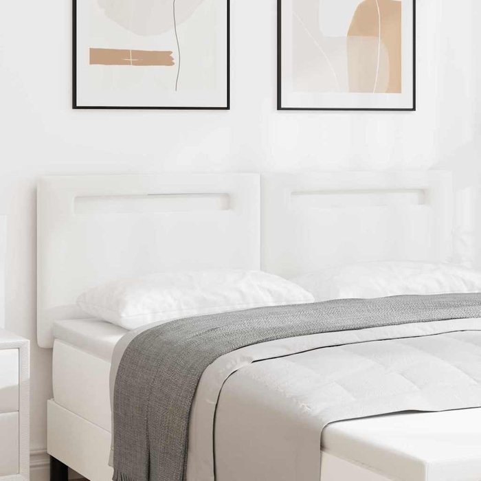 Cabecero con luces de tiras led montaje en la pared 160 cm pvc