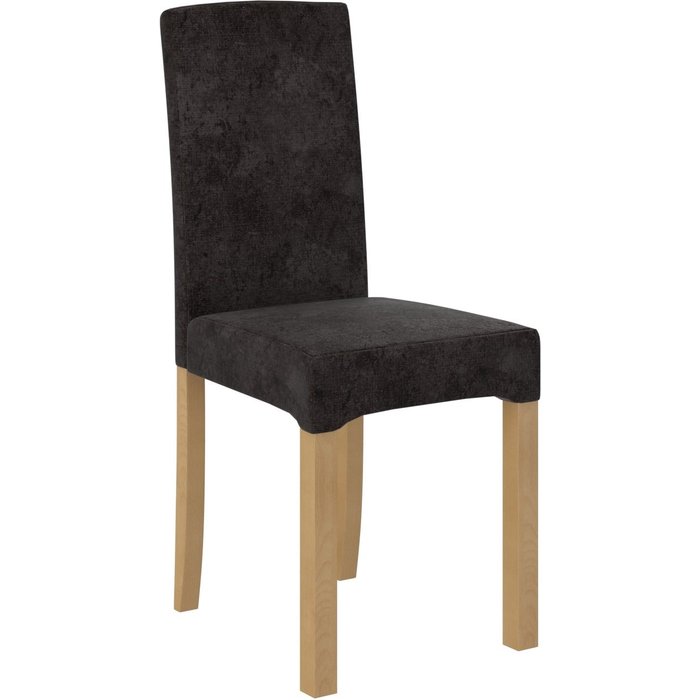 Silla de madera de haya clara y tela 34 colores a elegir zakria-tejido 27131