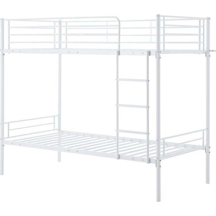 Litera metalica doble cama 90cm yh blanco