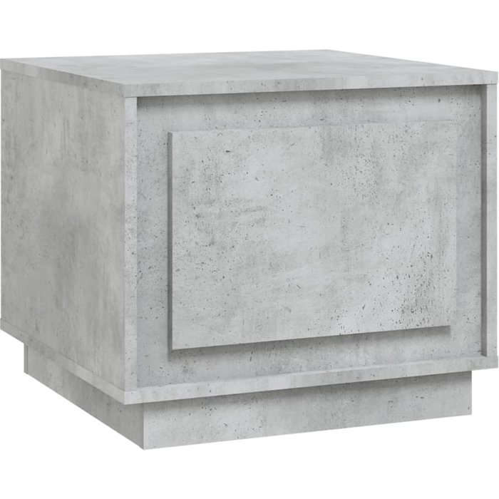 Mesa de centro de contrachapado gris hormigón 51x50x44 cm - comfortxl