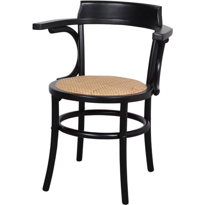 Silla de madera y ratán pompeya