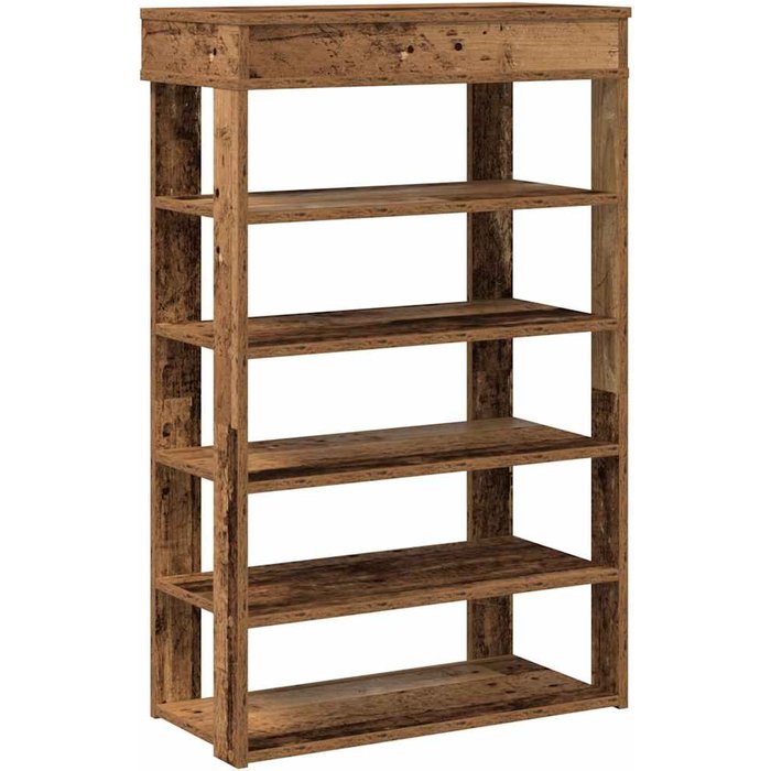 Mueble zapatero madera contrachapada madera vieja 60x30x98 cm