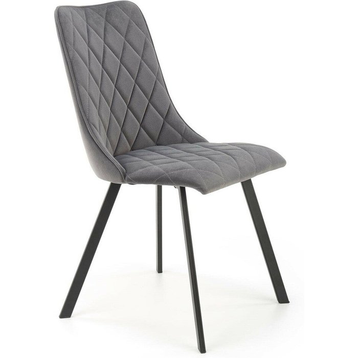 Silla houston 1233, gris, 85x47x58cm, tapiz, metálico