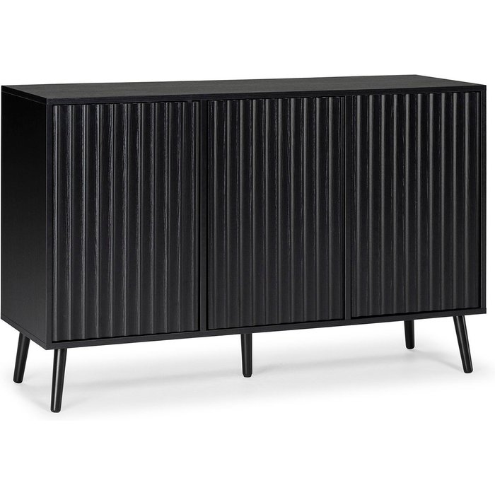 Aparador lluvia 3 puertas color negro