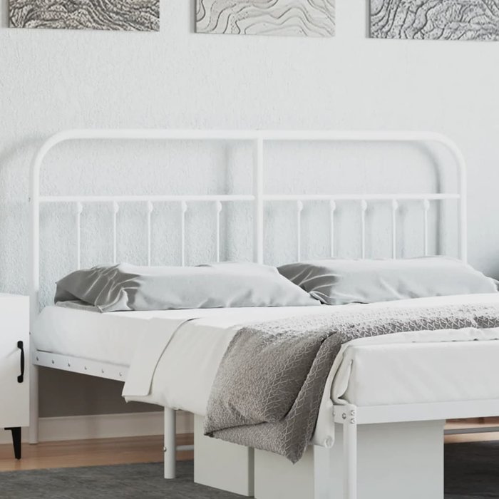 Cabecero,cabecero de cama,panel de cabecera de metal blanco 180 cm cfw92371
