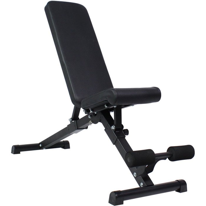 Banco de abdominales musculación fitness tech plegable 6 posiciones