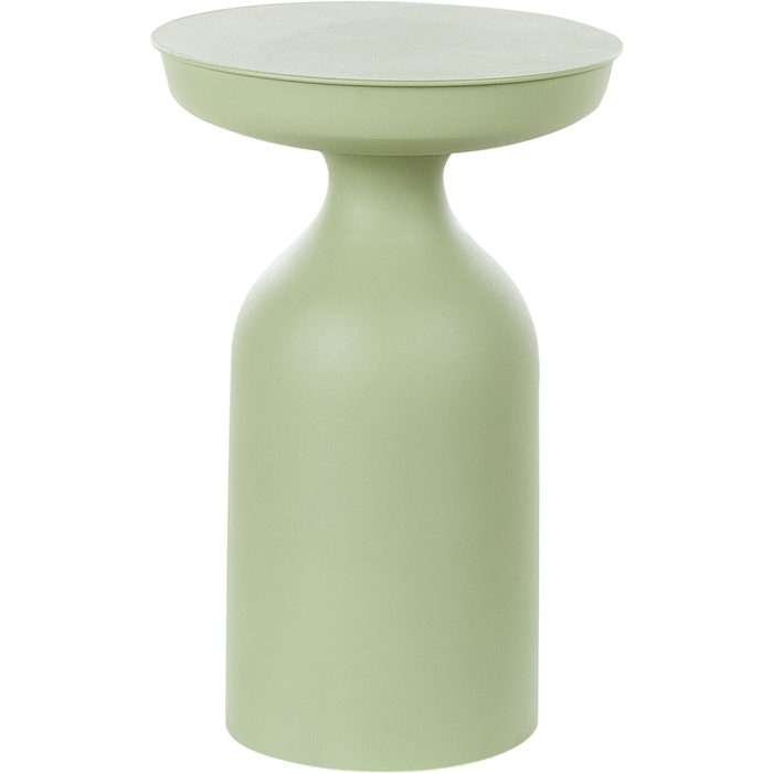 Beliani mesa auxiliar tenjo metal verde claro
