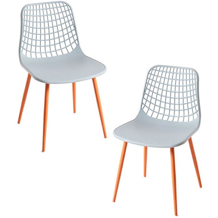 Regalos miguel - packs sillas comedor - pack 2 sillas riva - gris