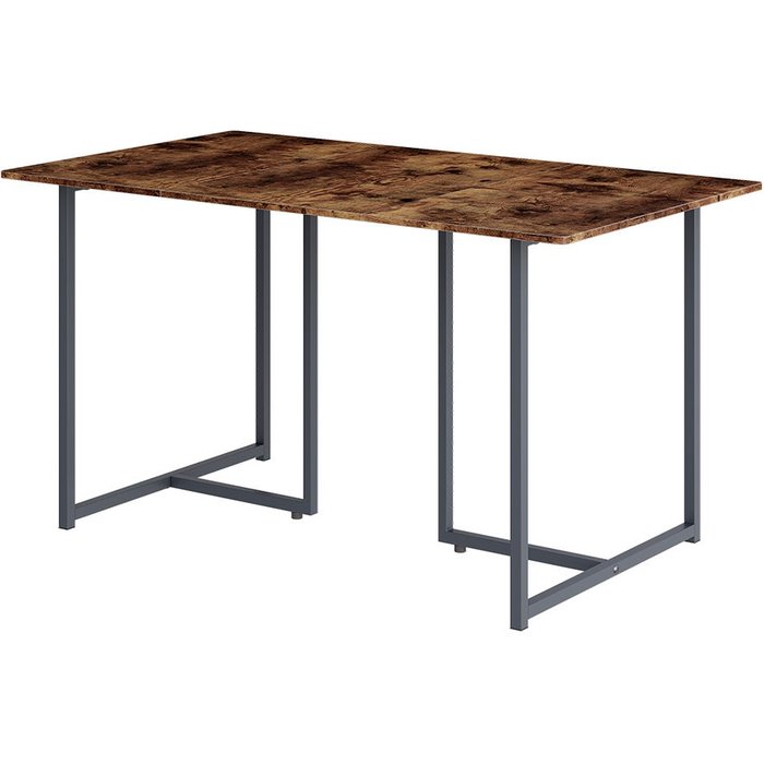 Vicco mesa de comedor merido, roble rústico/gris, 140 x 80 cm