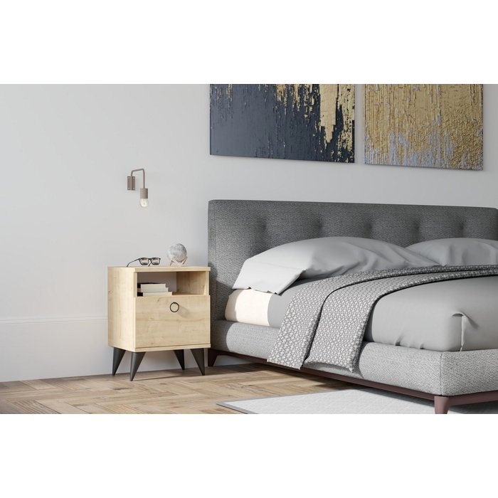 Mesita de noche barlo zafiro 40x50x40 cm