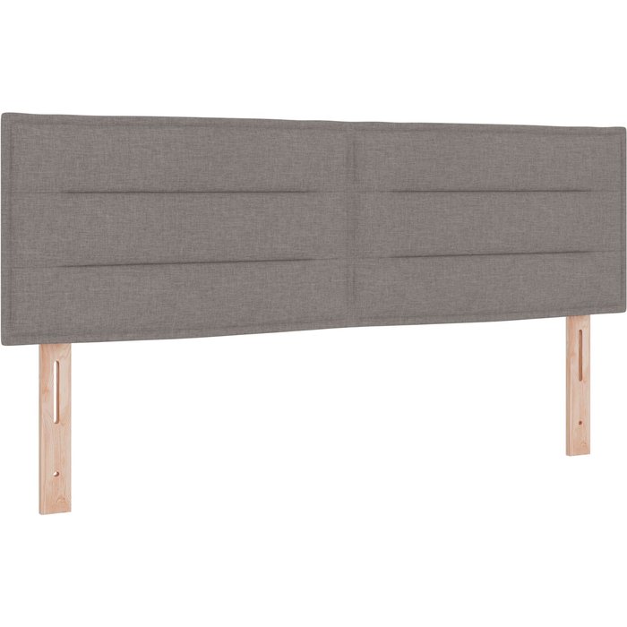 Cabecero diseño líneas taupe 140 cm tela cfw2976771
