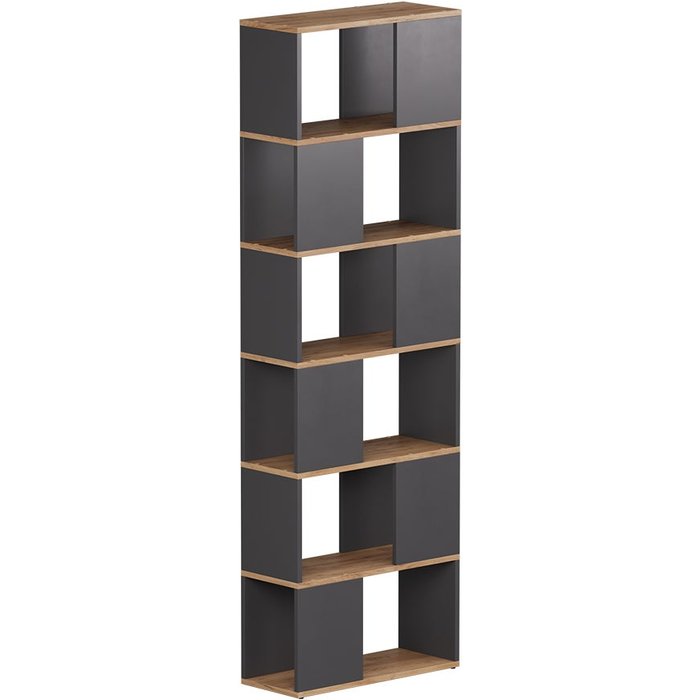 Vicco separador de ambientes eneos, antracita/roble dorado, 60 x 186 cm
