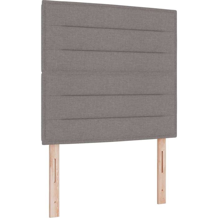 Diseño de cabecero led taupe 100 cm tela