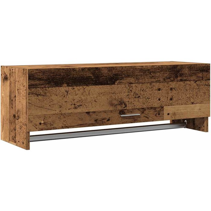 Armario de madera contrachapada envejecida 100x32,5x35 cm - comfortxl