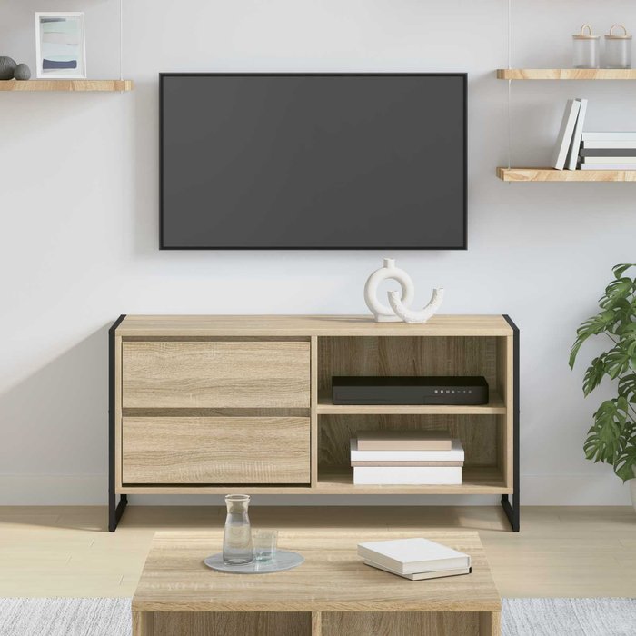 Gabinete de tv 100 x 36 x 49,5 cm madera contrachapada