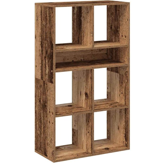 Estantería madera de ingeniería envejecida 66x31x112 cm – comfortxl