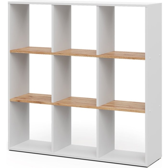 Vicco separador de ambientes nove, roble blanco/dorado, 107.2 x 107.8 cm