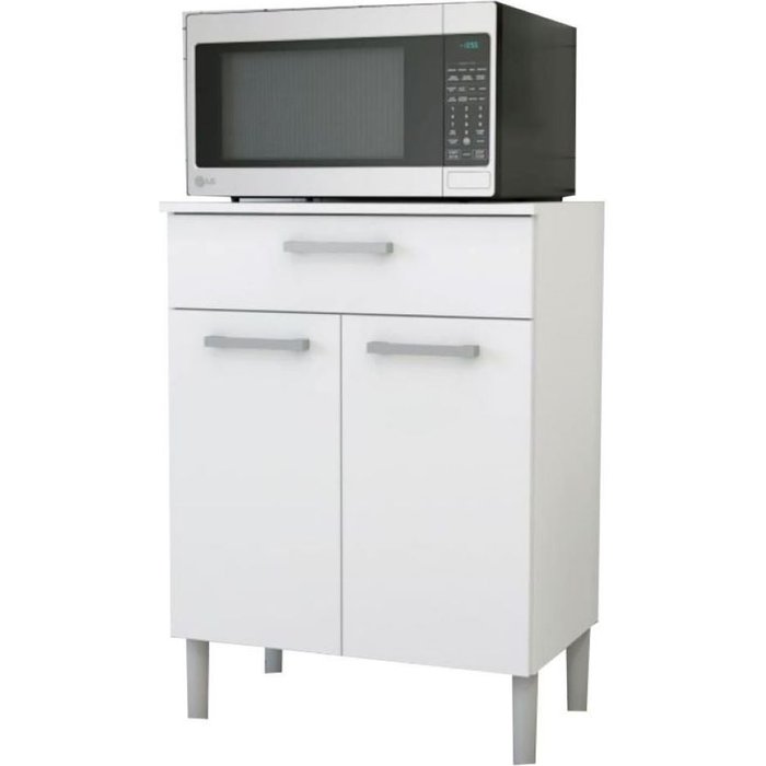 Armario hogar 2 puertas - venprodin - 1 cajón 84x61x39 blanco